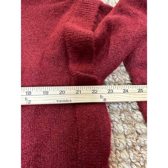 Vigoss Maroon Ruffle Sweater - Picture 4 of 9